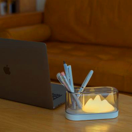 LED natlampe med bjerg til læsning