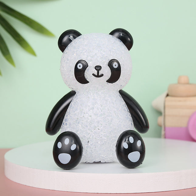 Panda LED natlampe til børneværelset