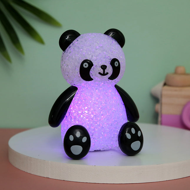 Panda LED natlampe til børneværelset