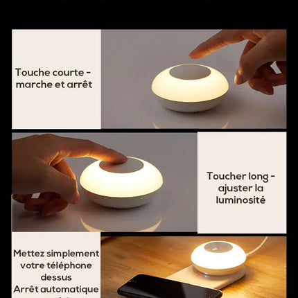 Smart USB LED natlampe med sensor