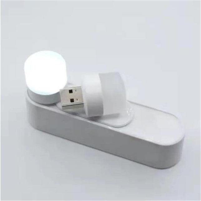 Bærbar mini USB LED natlampe