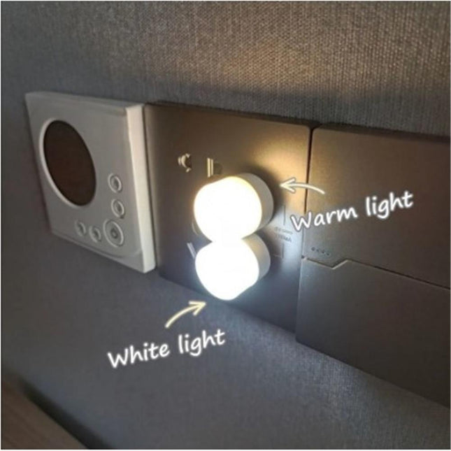 Bærbar mini USB LED natlampe