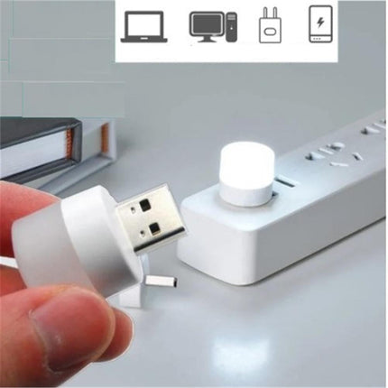 Bærbar mini USB LED natlampe