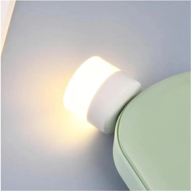 Bærbar mini USB LED natlampe