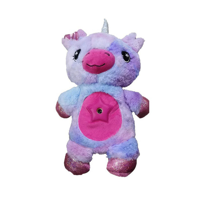 Enhjørning bamse med stjernehimmel projektor