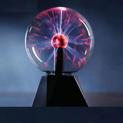 Magisk plasmakugle lampe med lyneffekter