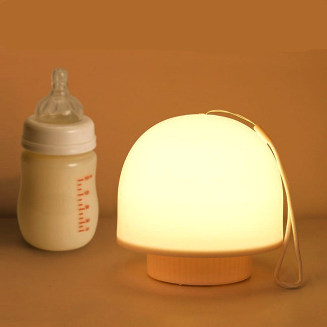 Moderne svampe bordlampe med fjernbetjening