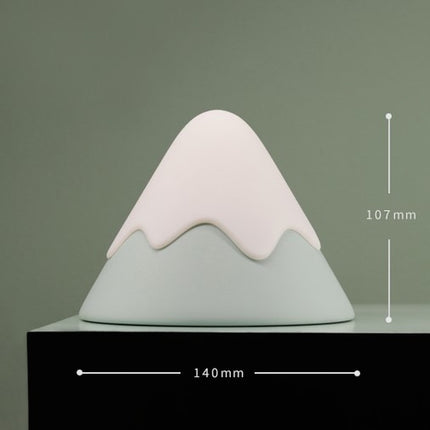 Bjerg natlampe i silikone med touch