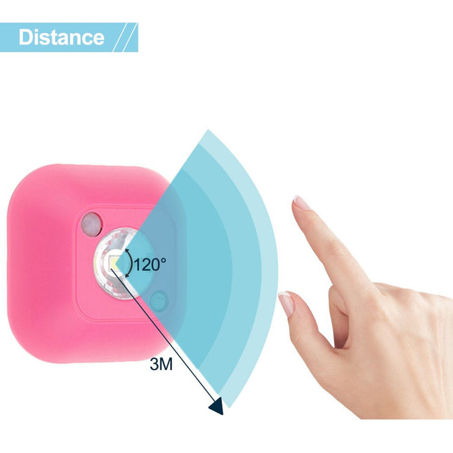 Trådløs LED væglampe med bevægelsessensor