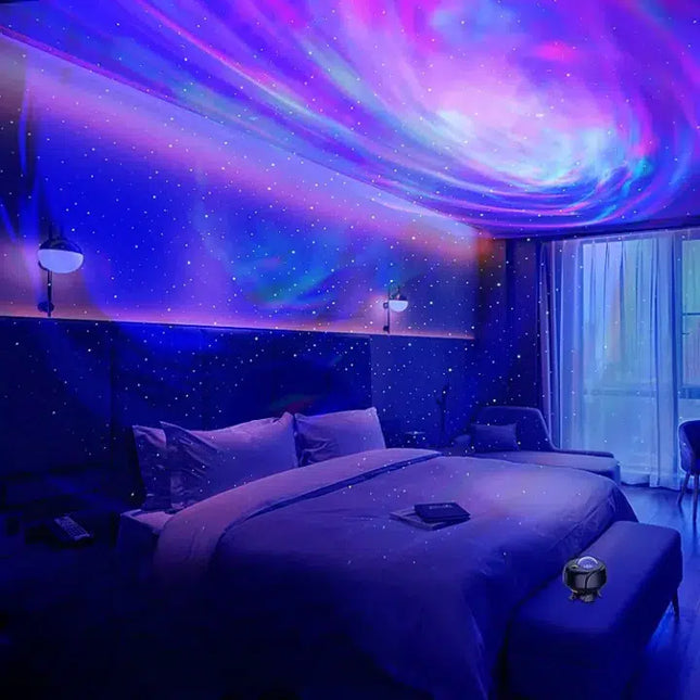 Galakse projektor med Bluetooth højttaler