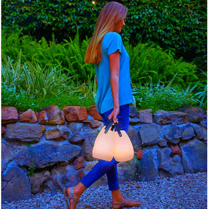 Bærbar og genopladelig LED lanterne