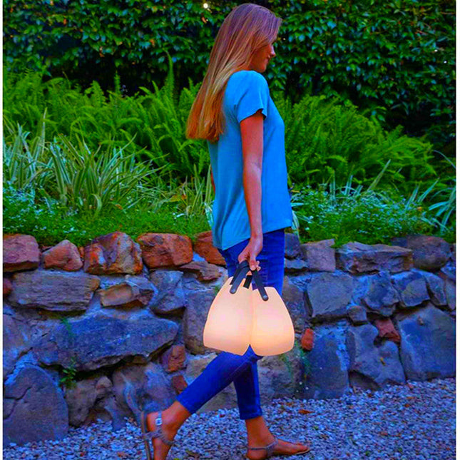 Bærbar og genopladelig LED lanterne