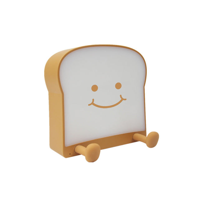 Sjov natlampe formet som toastbrød