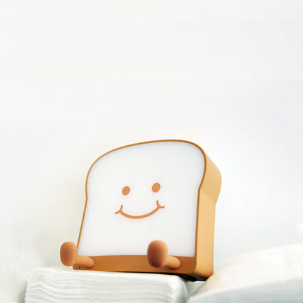 Sjov natlampe formet som toastbrød