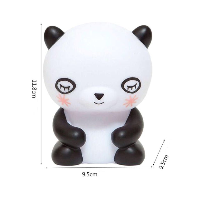 Sød bjørn silikone natlampe til baby