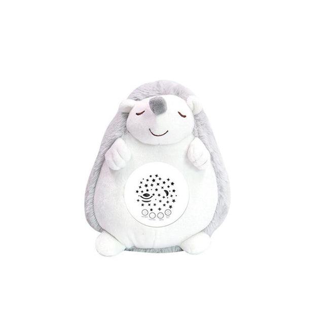 Pindsvin plysdyr med stjerneprojektor