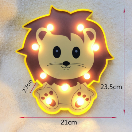 Løve væglampe til børneværelset