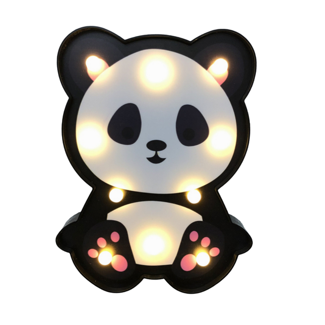 Panda væglampe til børneværelset