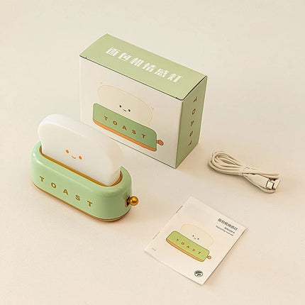 Sød brødrister natlampe med USB