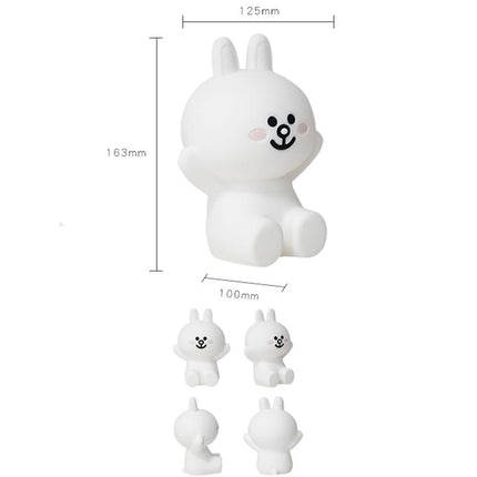 Silikone kanin-natlampe til babyer