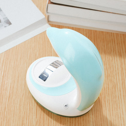 Farverig hval natlampe med regnbueprojektor