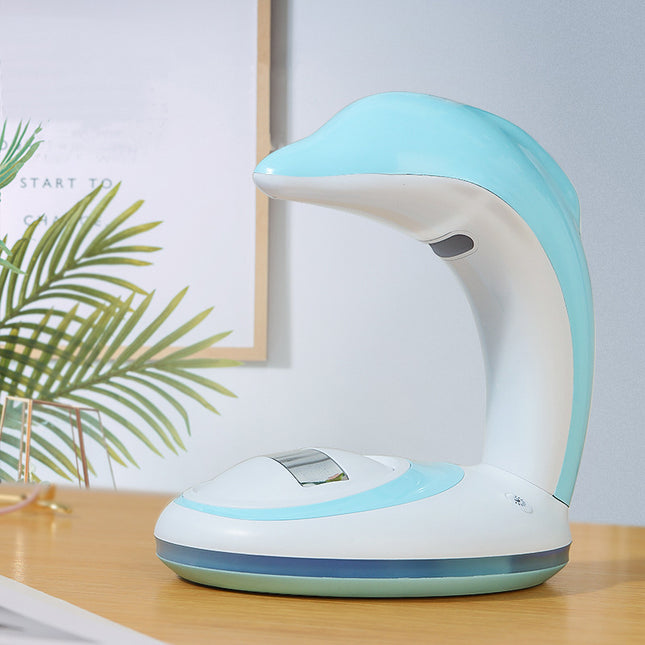 Farverig hval natlampe med regnbueprojektor