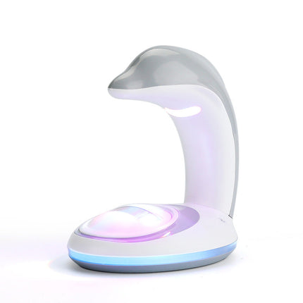 Farverig hval natlampe med regnbueprojektor