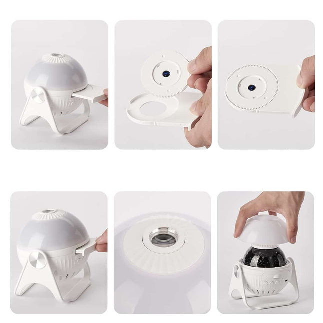 LED stjernehimmel projektor med højtaler