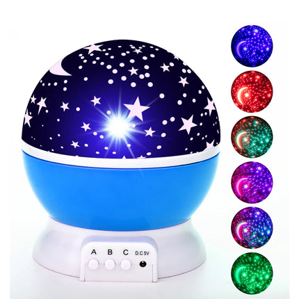 Roterende stjernehimmel projektor til børn