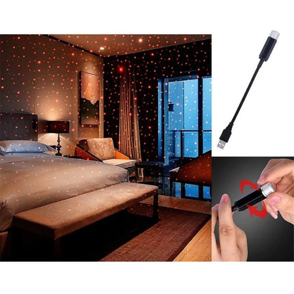 Mini stjerneprojektor lampe med USB