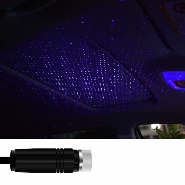 Mini stjerneprojektor lampe med USB