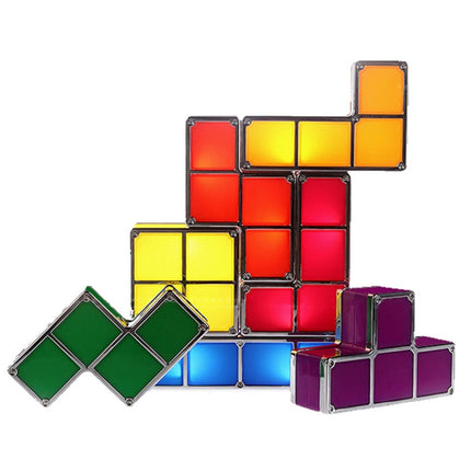 Tetris puslespil lampe til skrivebordet