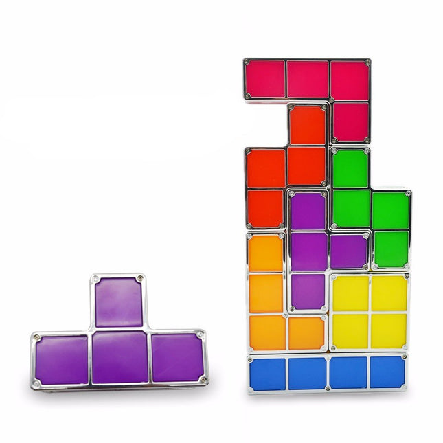 Tetris puslespil lampe til skrivebordet