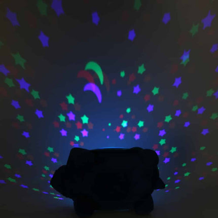Skildpadde natlampe med stjerneprojektor