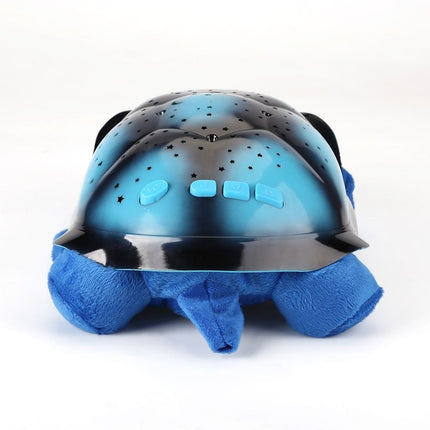 Skildpadde natlampe med stjerneprojektor