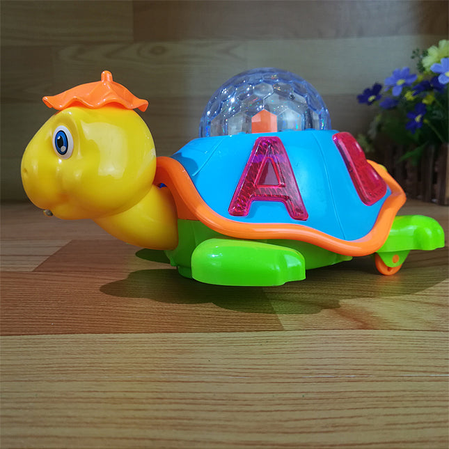 Baby natlampe skildpadde med projektor