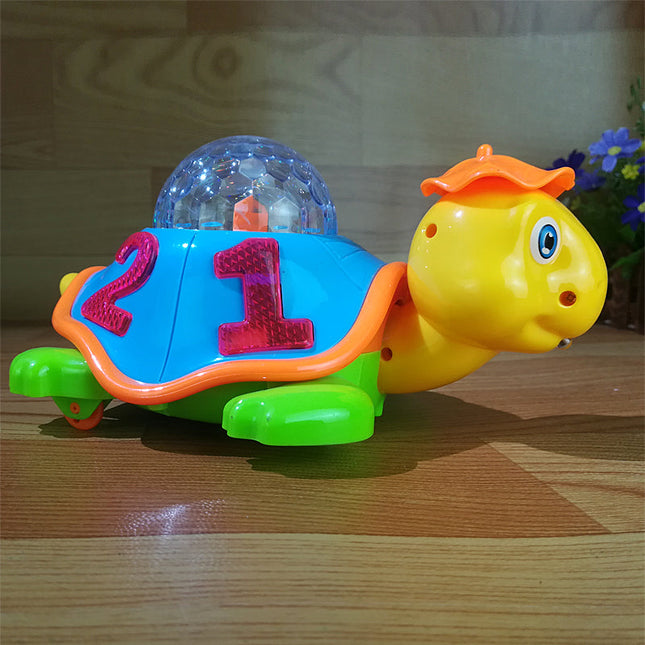 Baby natlampe skildpadde med projektor
