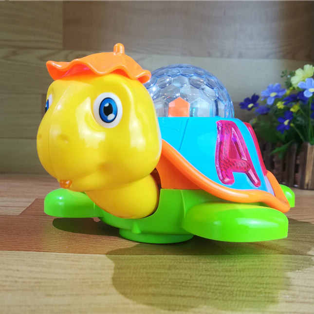 Baby natlampe skildpadde med projektor