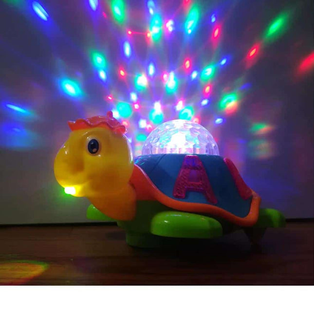 Baby natlampe skildpadde med projektor